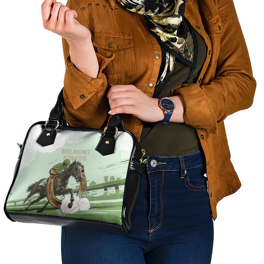 158th Anniversary Belmont Horse Racing Shoulder Handbag Run for the Carnations LT15