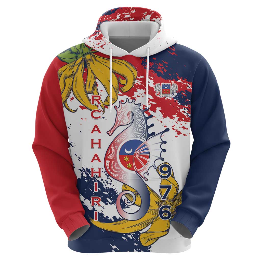 Ra Hachiri 976 Hoodie Mayotte Map With Ylang Ylang LT15