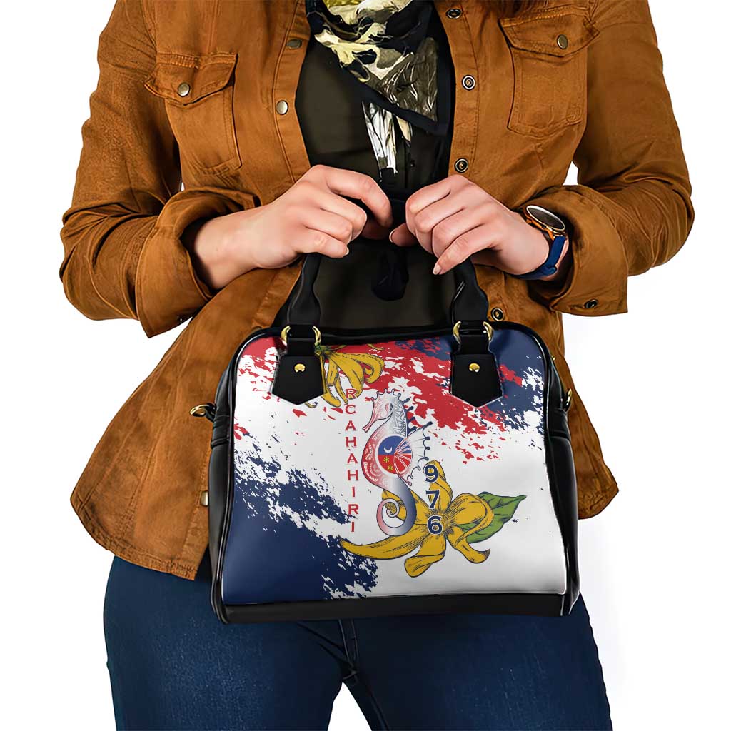 Ra Hachiri 976 Shoulder Handbag Mayotte Map With Ylang Ylang LT15