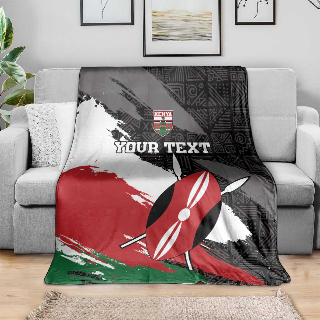 Custom Afro Kenya Blanket Rugby Sevens - African Pattern LT15