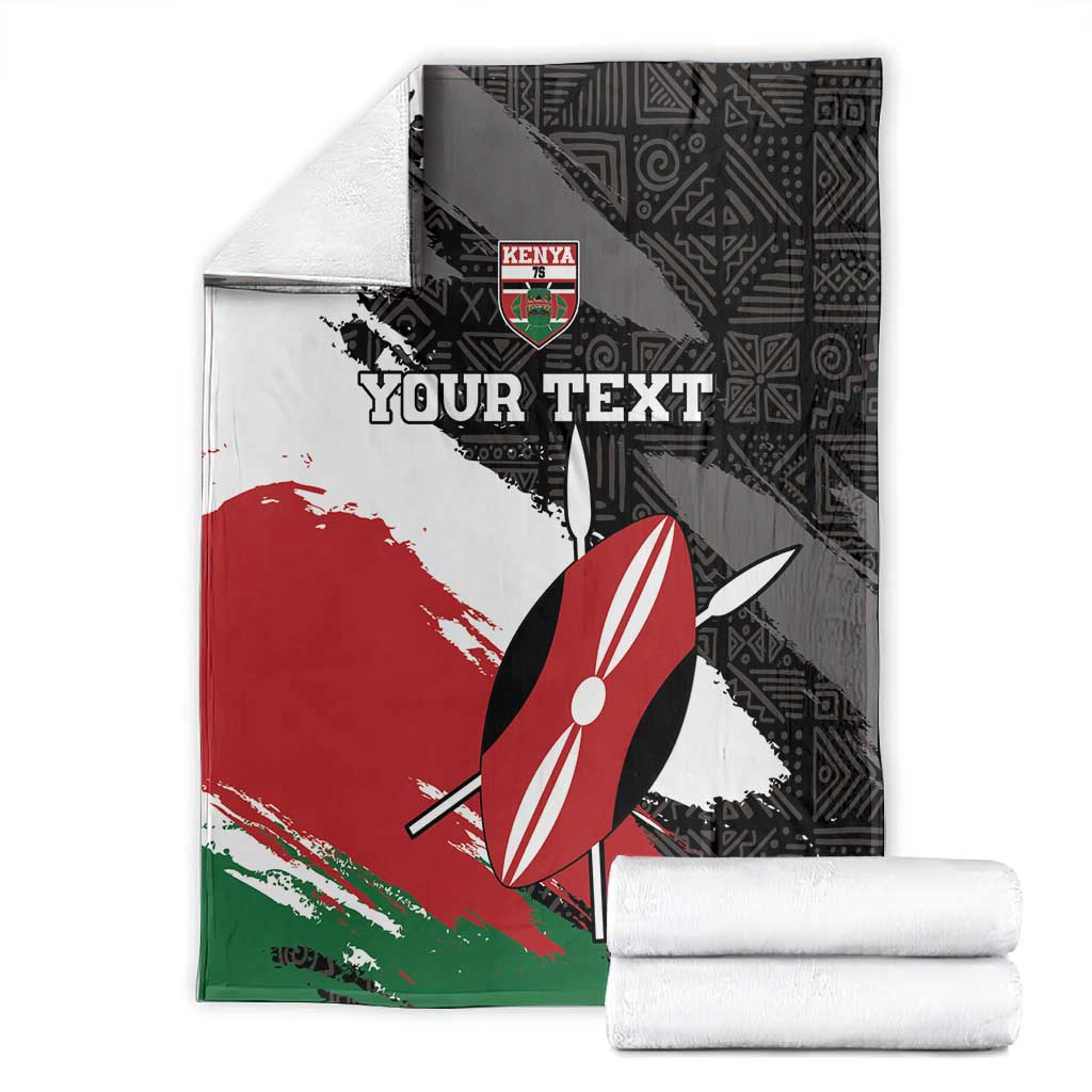 Custom Afro Kenya Blanket Rugby Sevens - African Pattern LT15