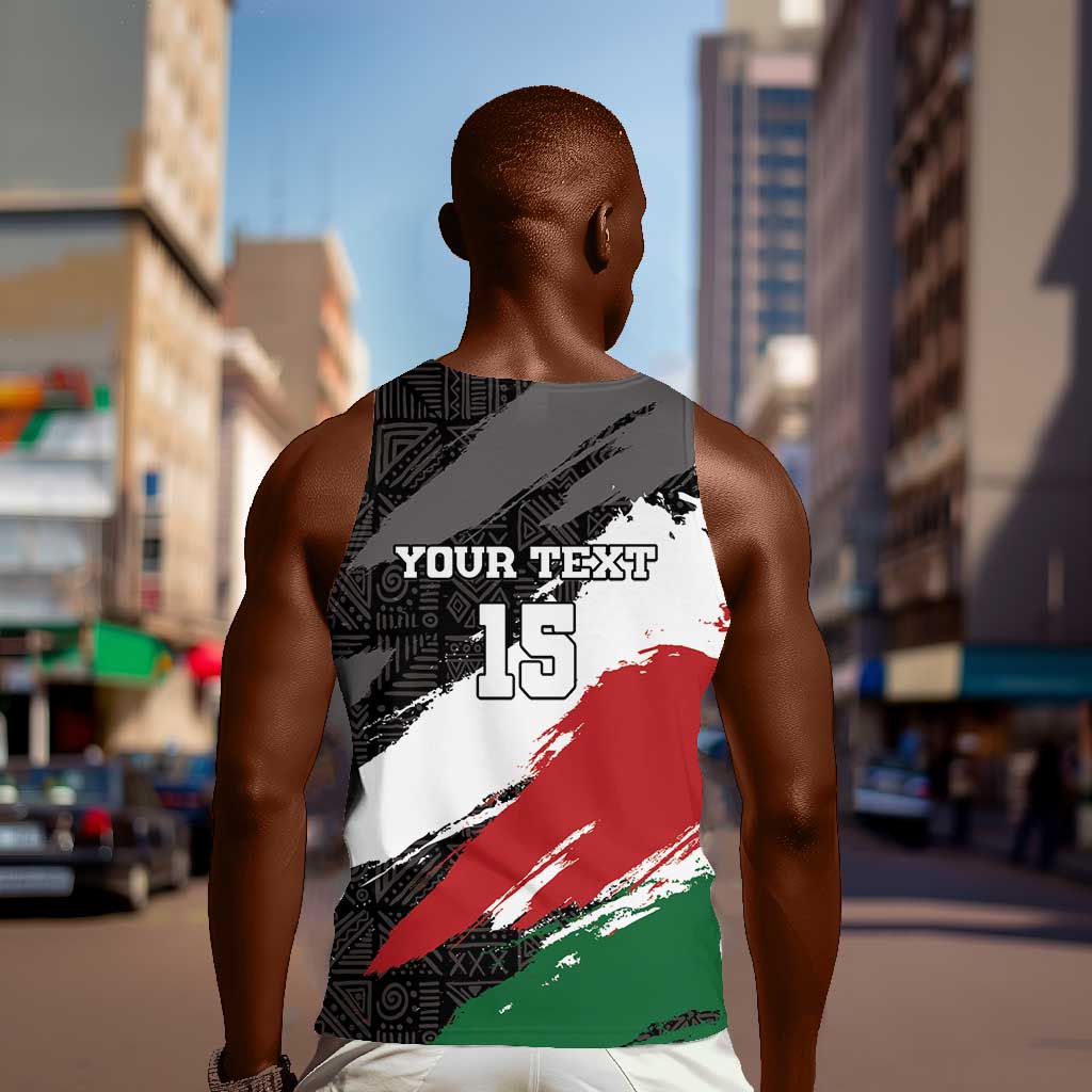 Custom Afro Kenya Men Tank Top Rugby Sevens - African Pattern LT15