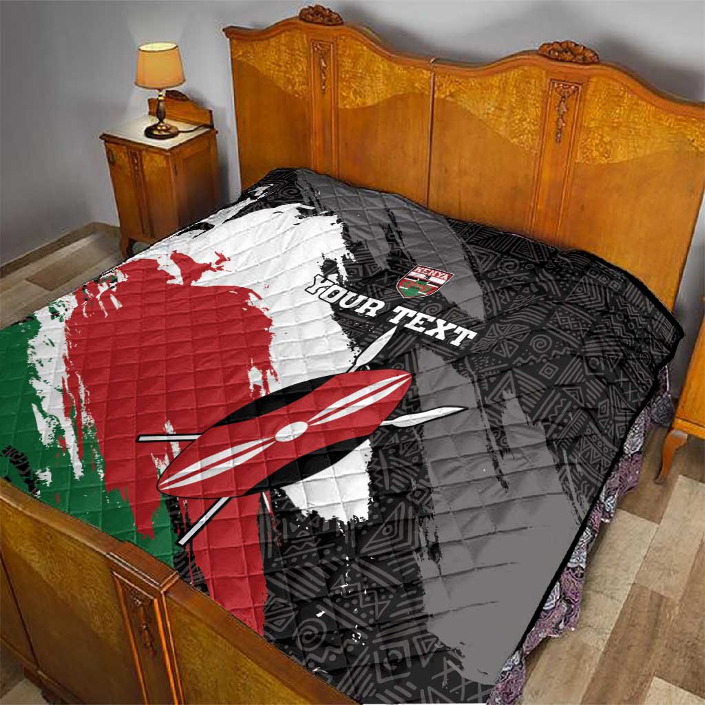 Custom Afro Kenya Quilt Rugby Sevens - African Pattern LT15