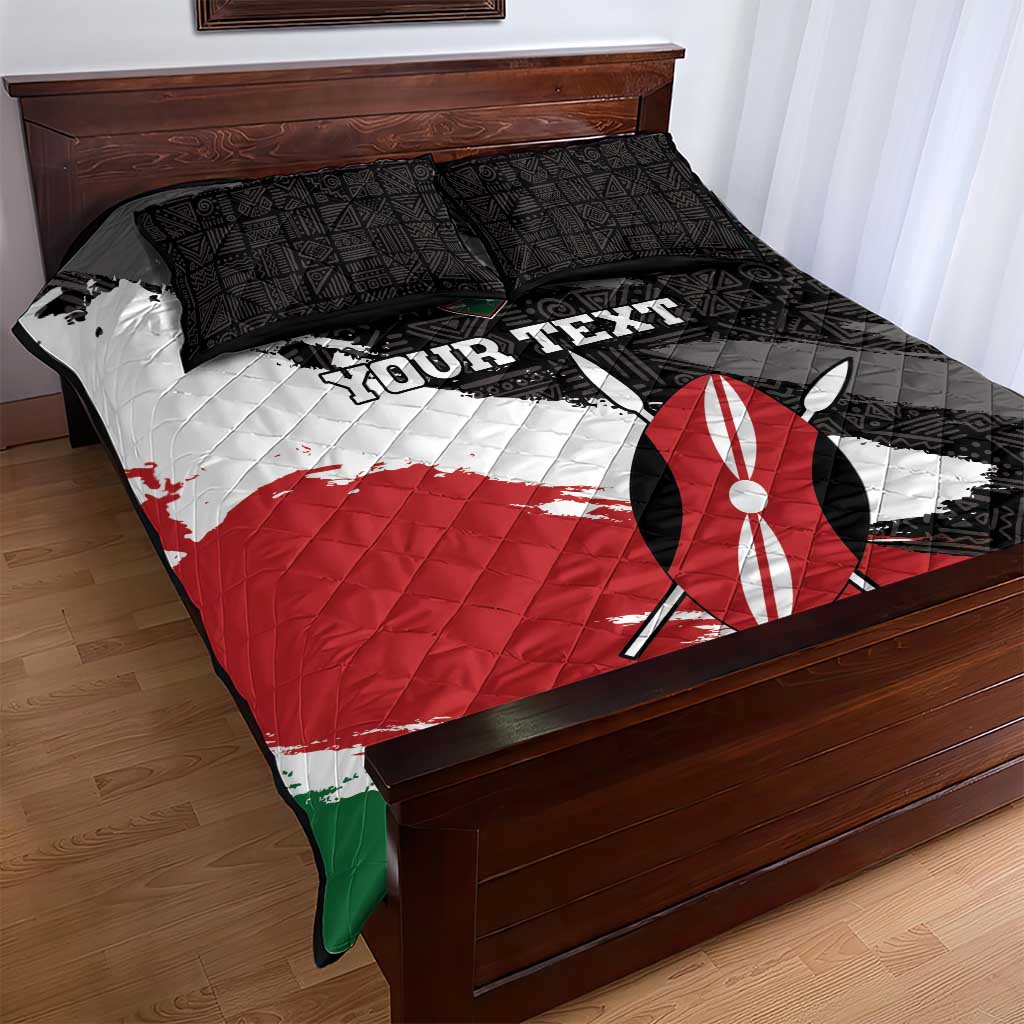 Custom Afro Kenya Quilt Bed Set Rugby Sevens - African Pattern LT15