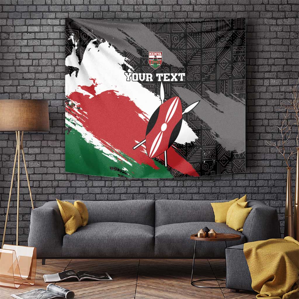 Custom Afro Kenya Tapestry Rugby Sevens - African Pattern LT15