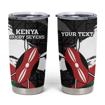 Custom Afro Kenya Tumbler Cup Rugby Sevens - African Pattern LT15