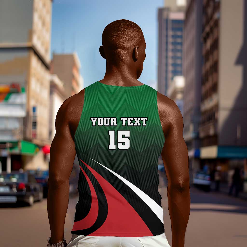 Kenya Rugby Custom Men Tank Top Simbas Mascot - Sporty Style LT15