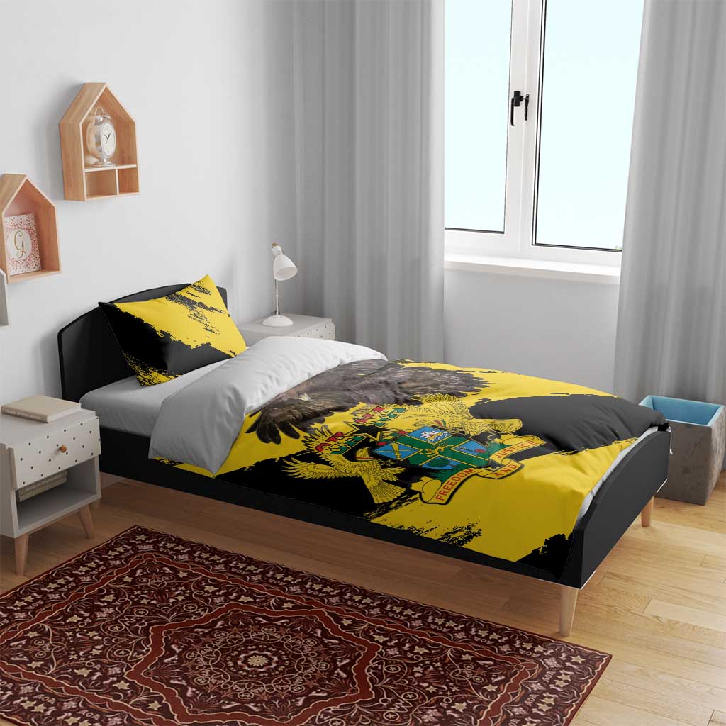 Afro Ghana Bedding Set Eagle With Coat Of Arms LT15