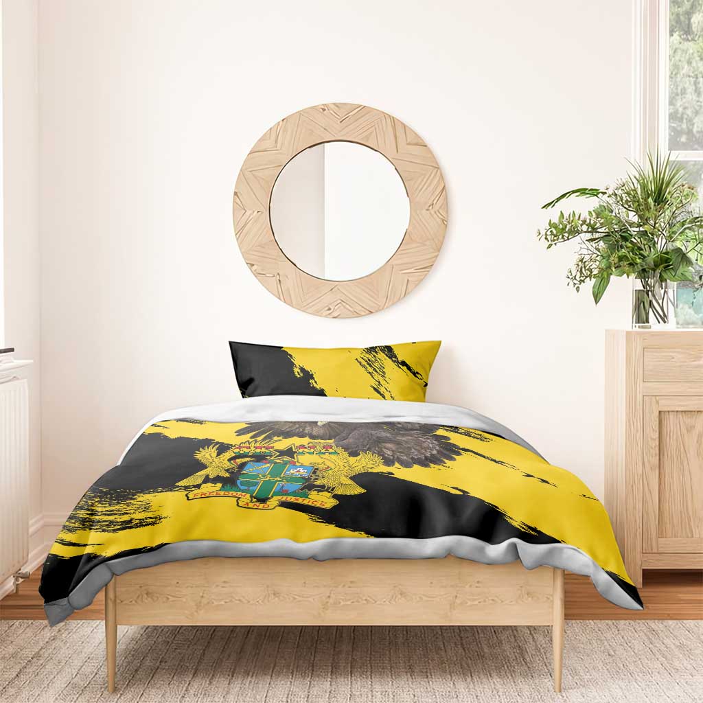 Afro Ghana Bedding Set Eagle With Coat Of Arms LT15