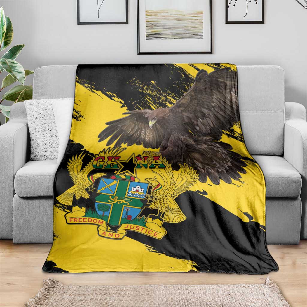 Afro Ghana Blanket Eagle With Coat Of Arms LT15