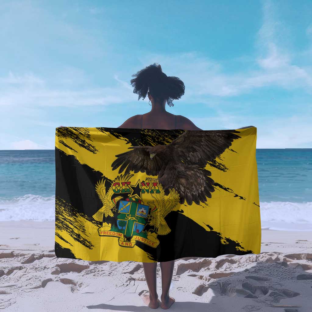 Afro Ghana Sarong Eagle With Coat Of Arms LT15