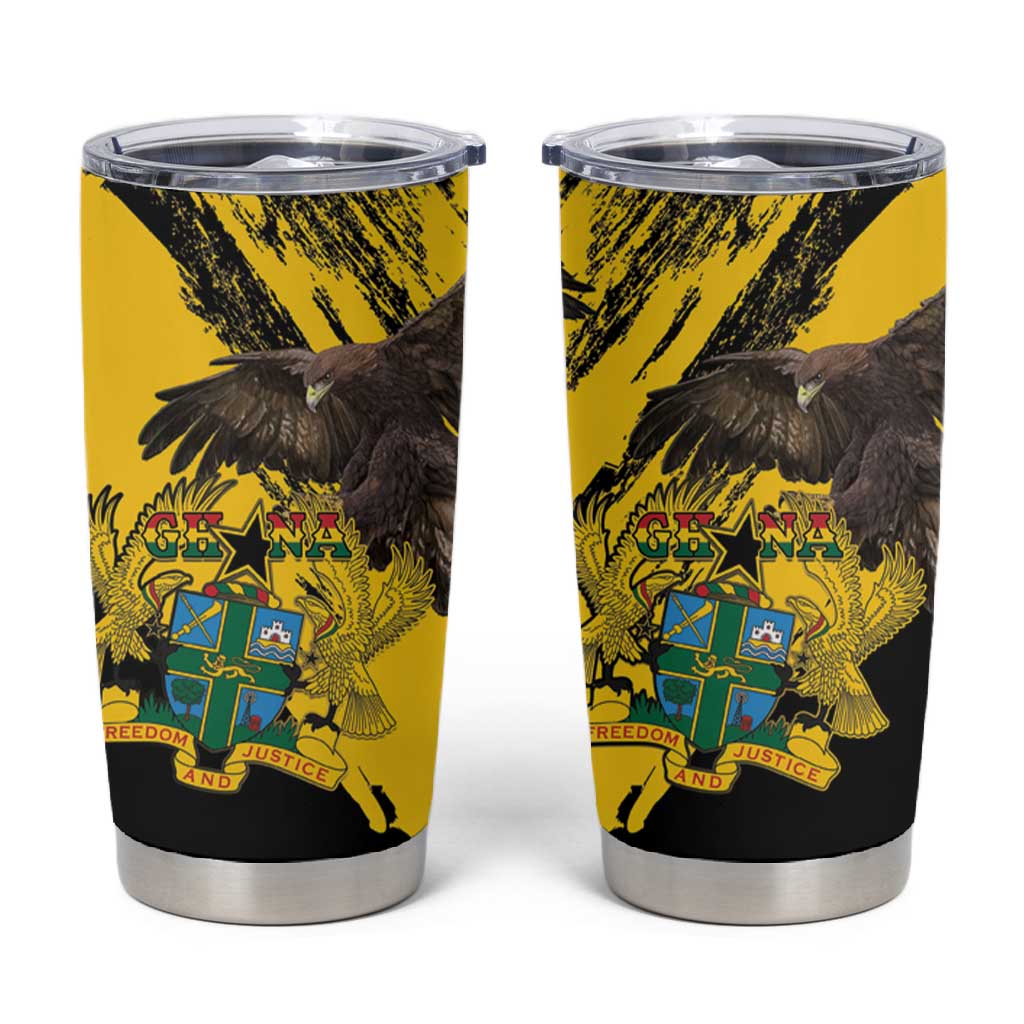 Afro Ghana Tumbler Cup Eagle With Coat Of Arms LT15