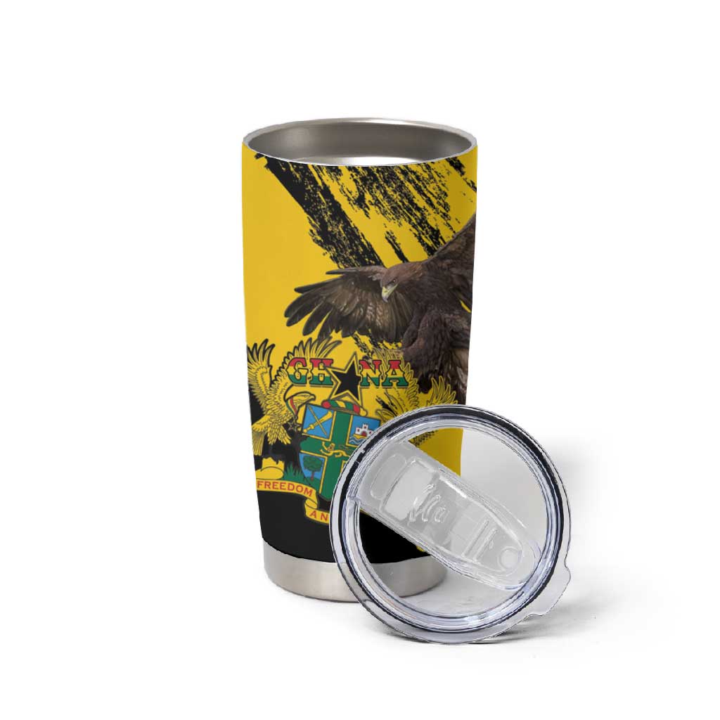 Afro Ghana Tumbler Cup Eagle With Coat Of Arms LT15