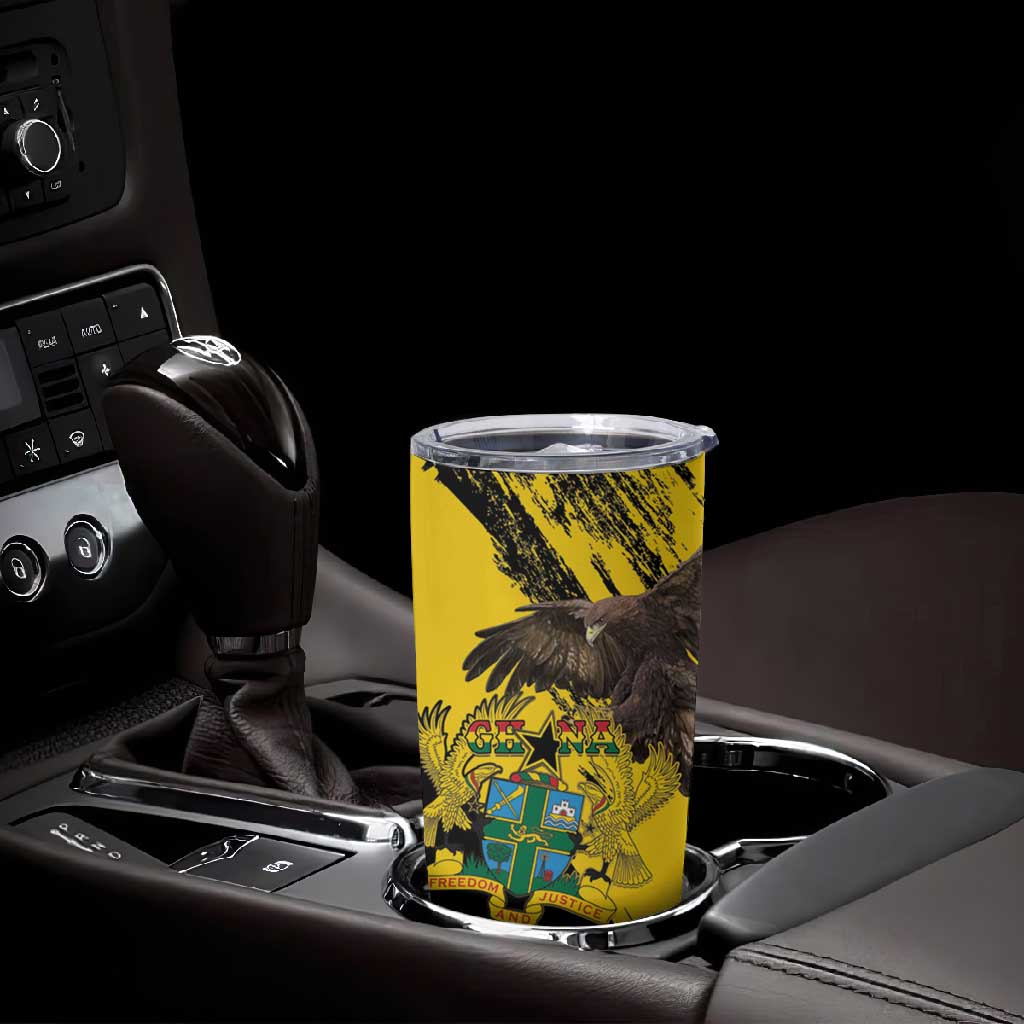 Afro Ghana Tumbler Cup Eagle With Coat Of Arms LT15