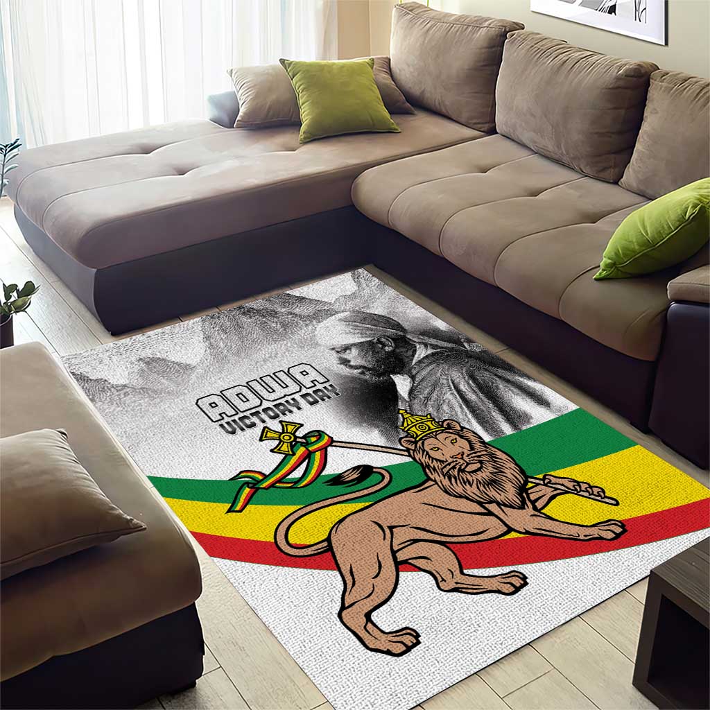 African Victory Menelik II Area Rug Battle Of Adwa LT15