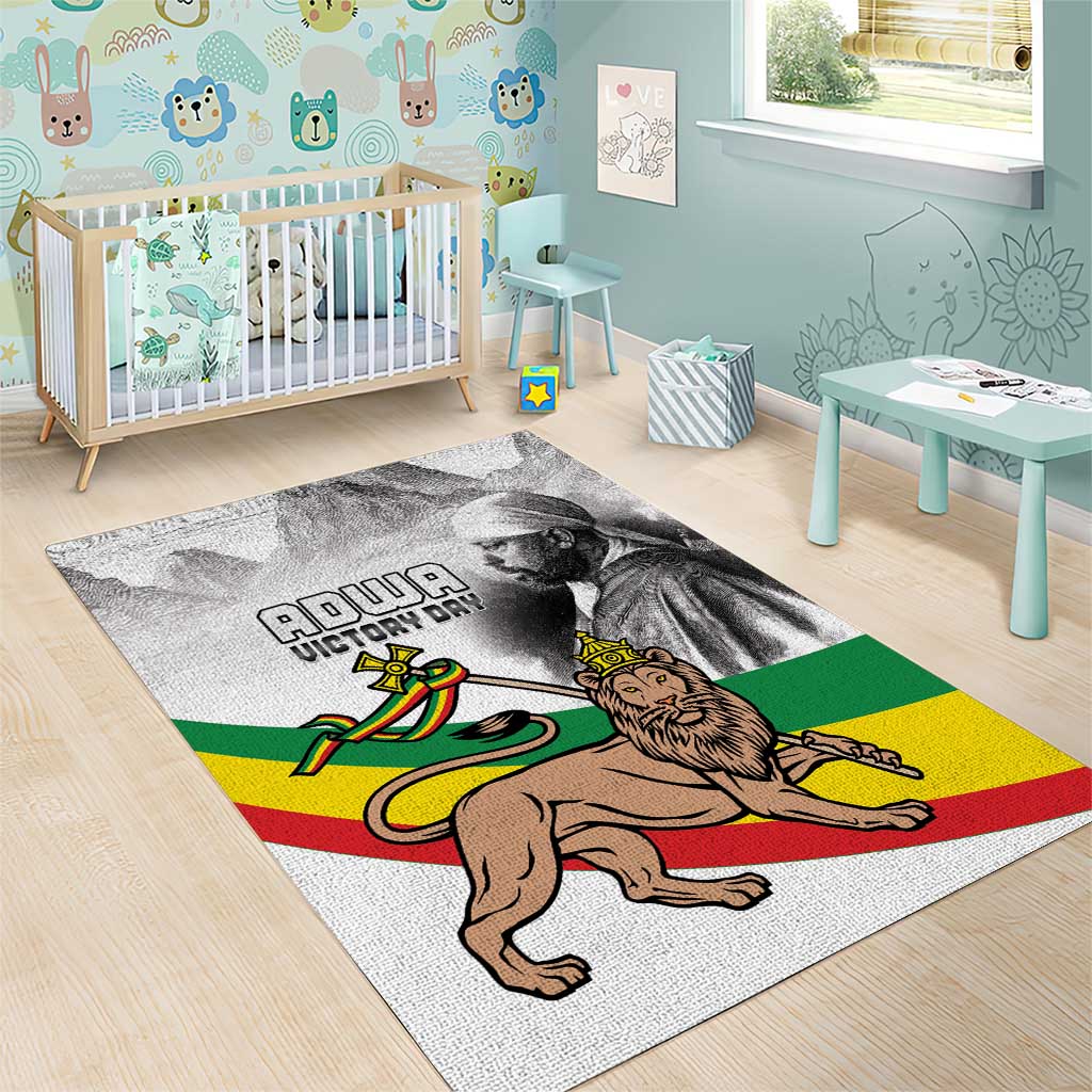 African Victory Menelik II Area Rug Battle Of Adwa LT15