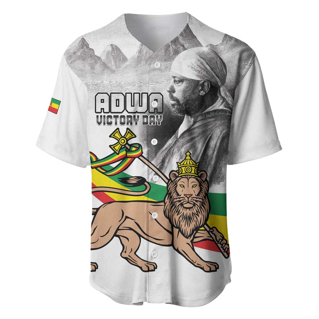African Victory Menelik II Baseball Jersey Battle Of Adwa LT15