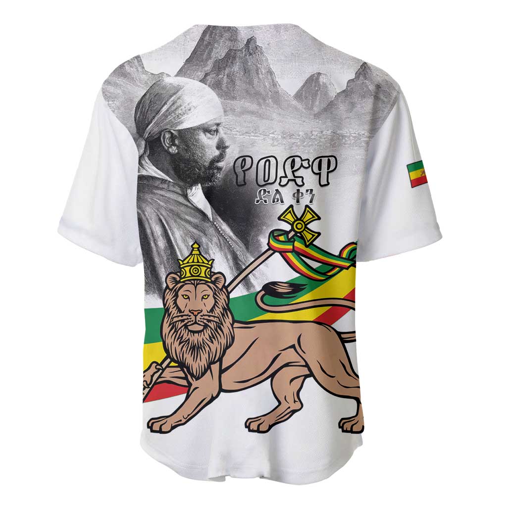 African Victory Menelik II Baseball Jersey Battle Of Adwa LT15