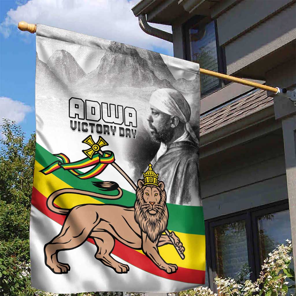 African Victory Menelik II Garden Flag Battle Of Adwa LT15