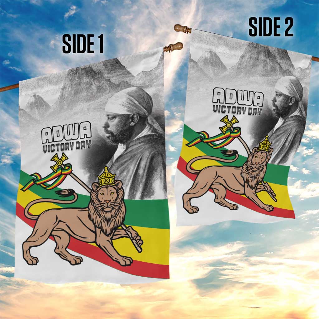 African Victory Menelik II Garden Flag Battle Of Adwa LT15