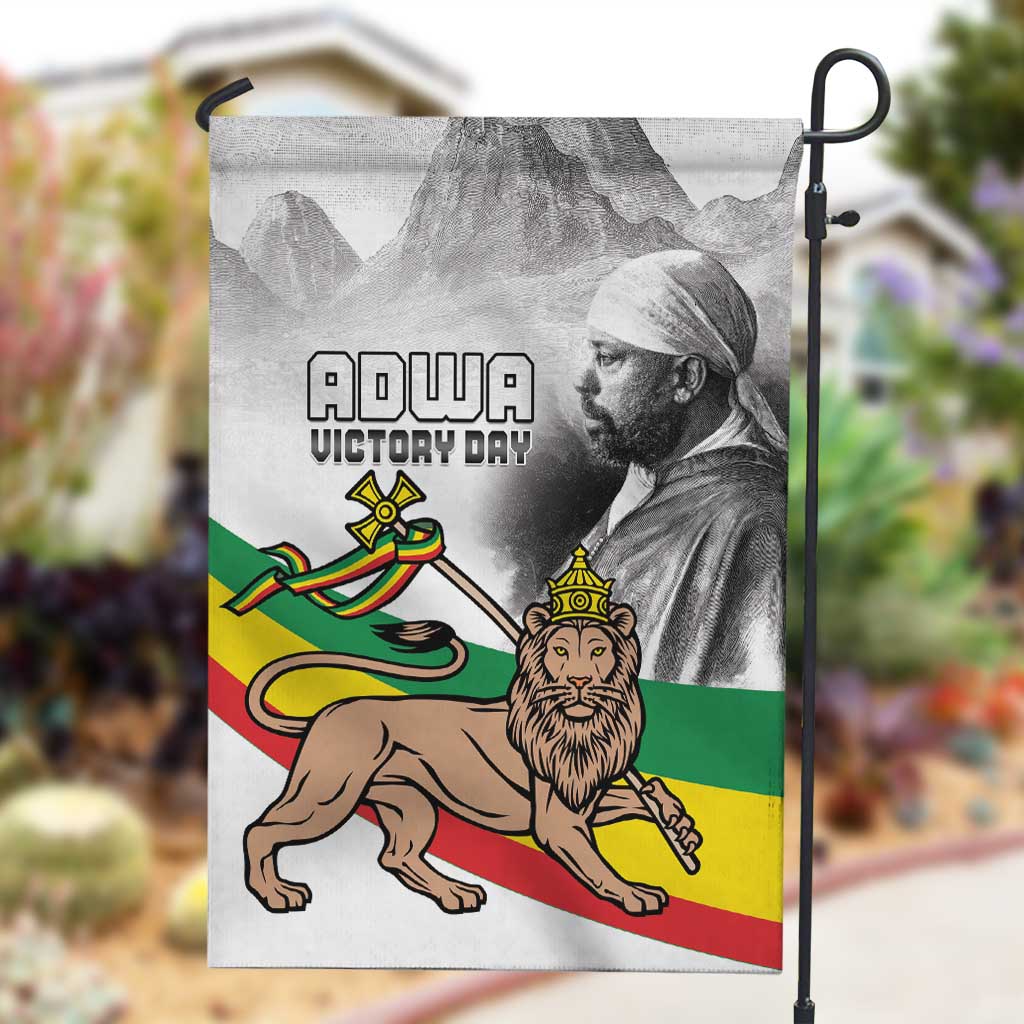 African Victory Menelik II Garden Flag Battle Of Adwa LT15