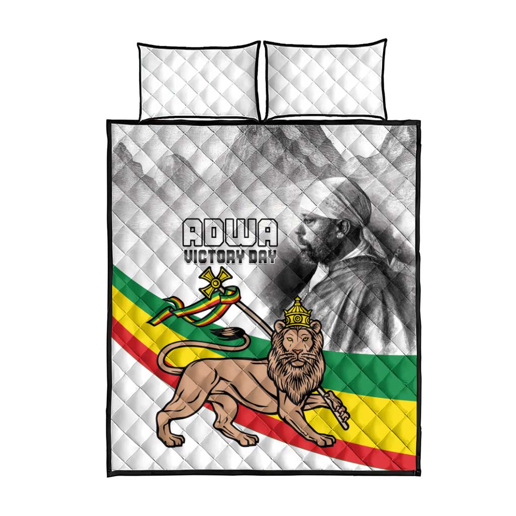 African Victory Menelik II Quilt Bed Set Battle Of Adwa LT15