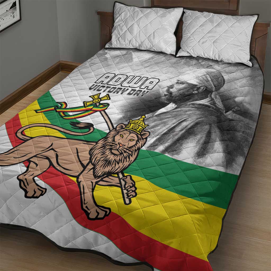 African Victory Menelik II Quilt Bed Set Battle Of Adwa LT15