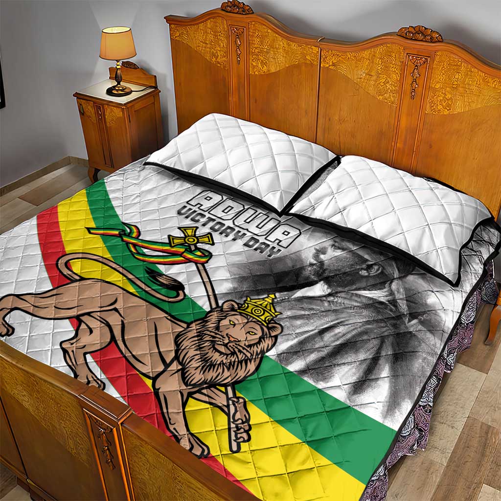 African Victory Menelik II Quilt Bed Set Battle Of Adwa LT15