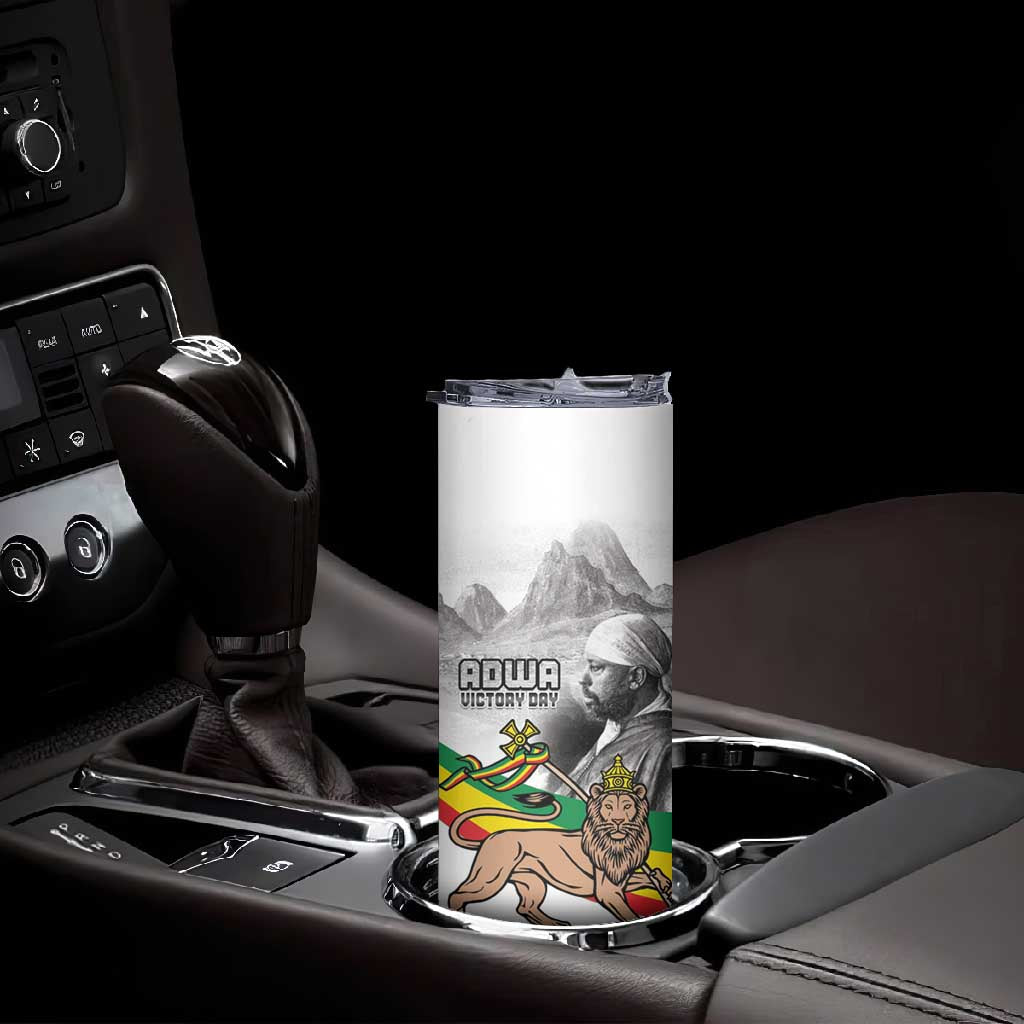 African Victory Menelik II Skinny Tumbler Battle Of Adwa LT15