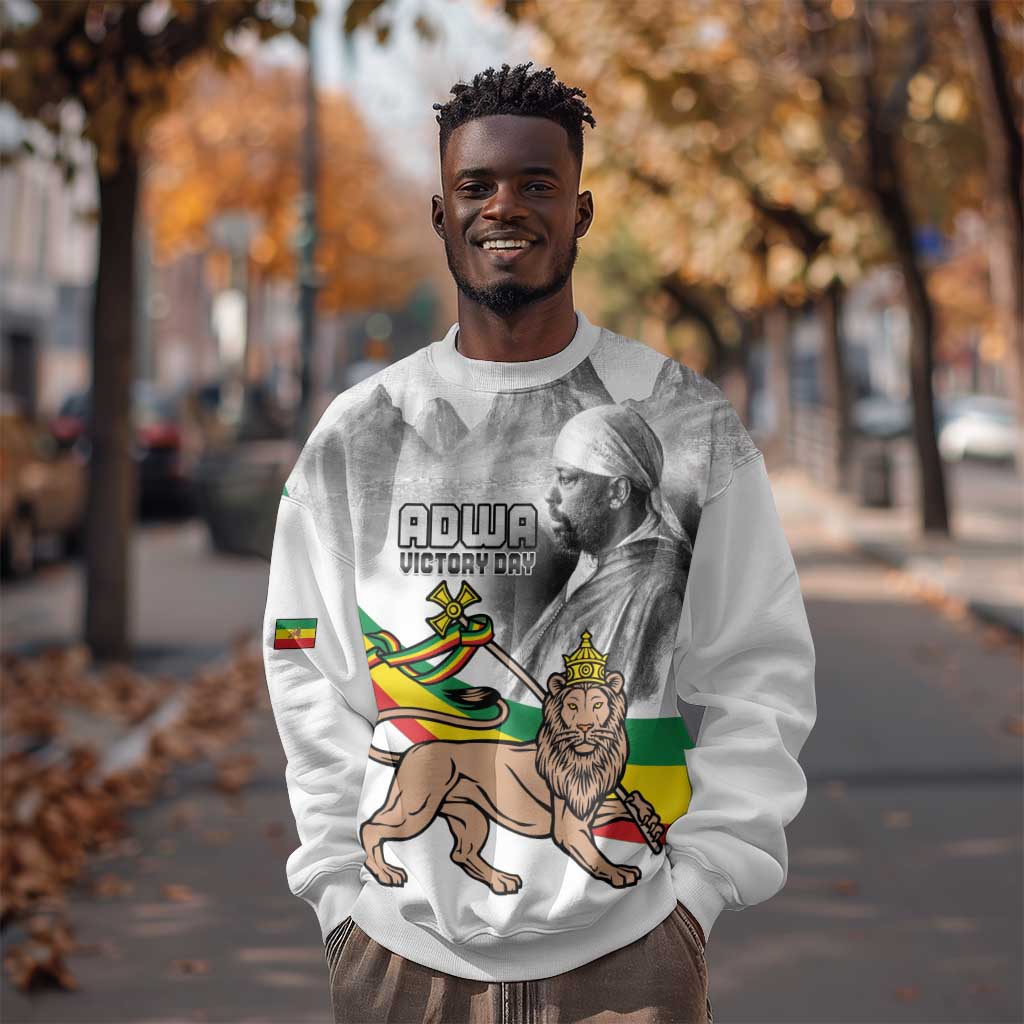 African Victory Menelik II Sweatshirt Battle Of Adwa LT15