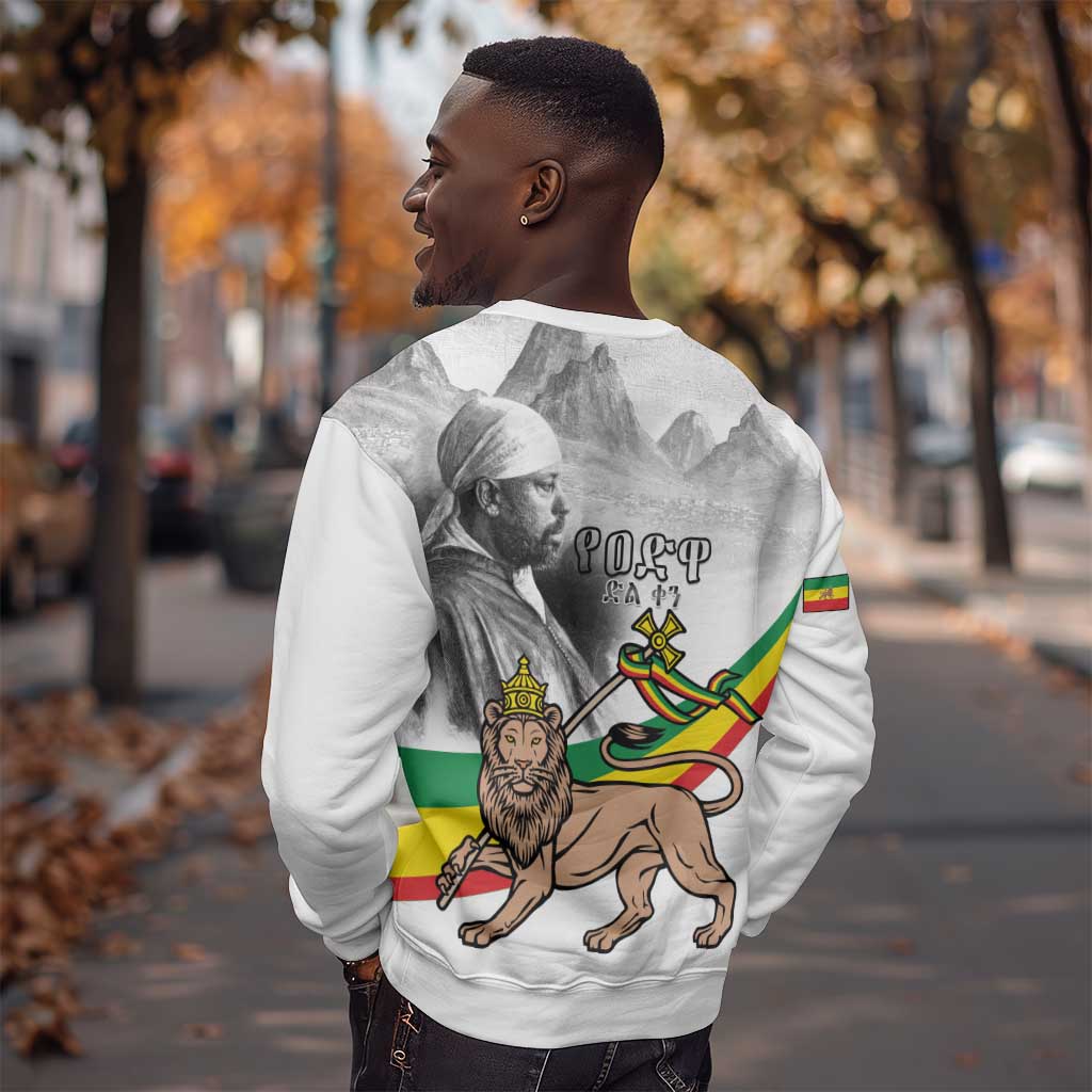 African Victory Menelik II Sweatshirt Battle Of Adwa LT15
