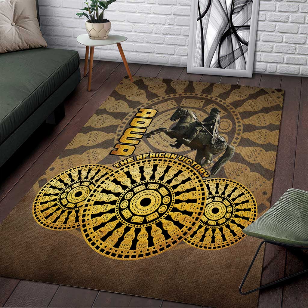Adwa Victory Day Area Rug Adwa Battle Shield - Vintage Style LT15