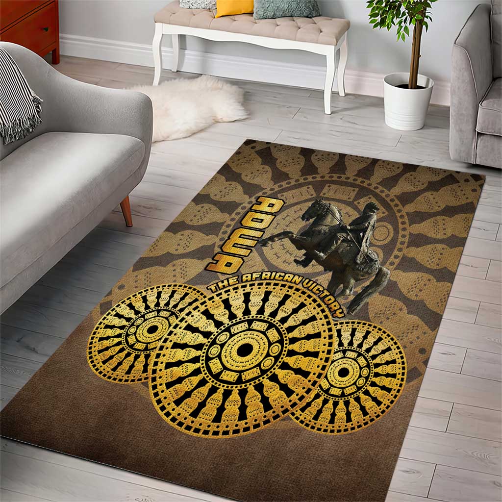 Adwa Victory Day Area Rug Adwa Battle Shield - Vintage Style LT15