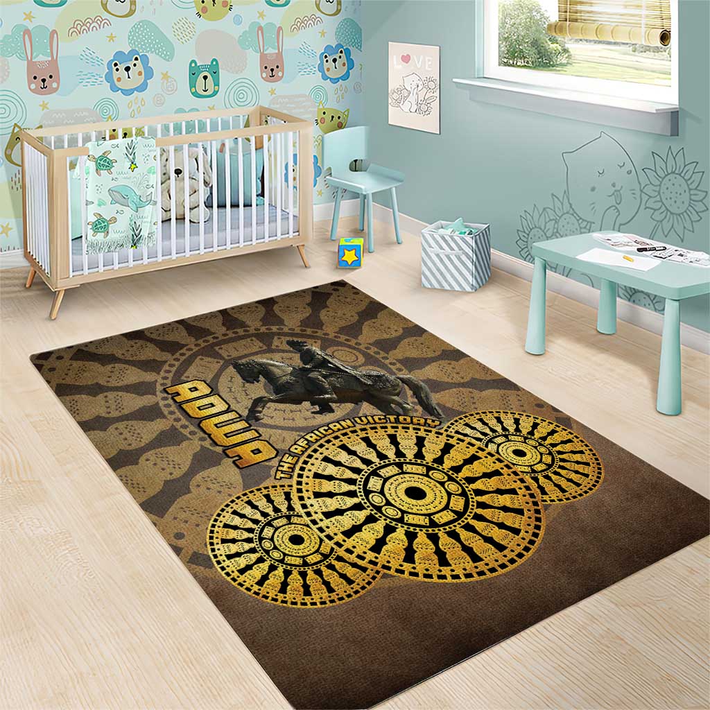 Adwa Victory Day Area Rug Adwa Battle Shield - Vintage Style LT15