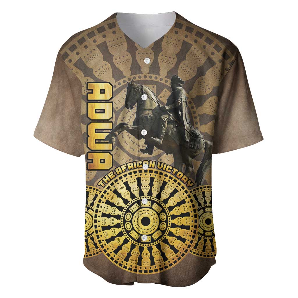Adwa Victory Day Baseball Jersey Adwa Battle Shield - Vintage Style LT15
