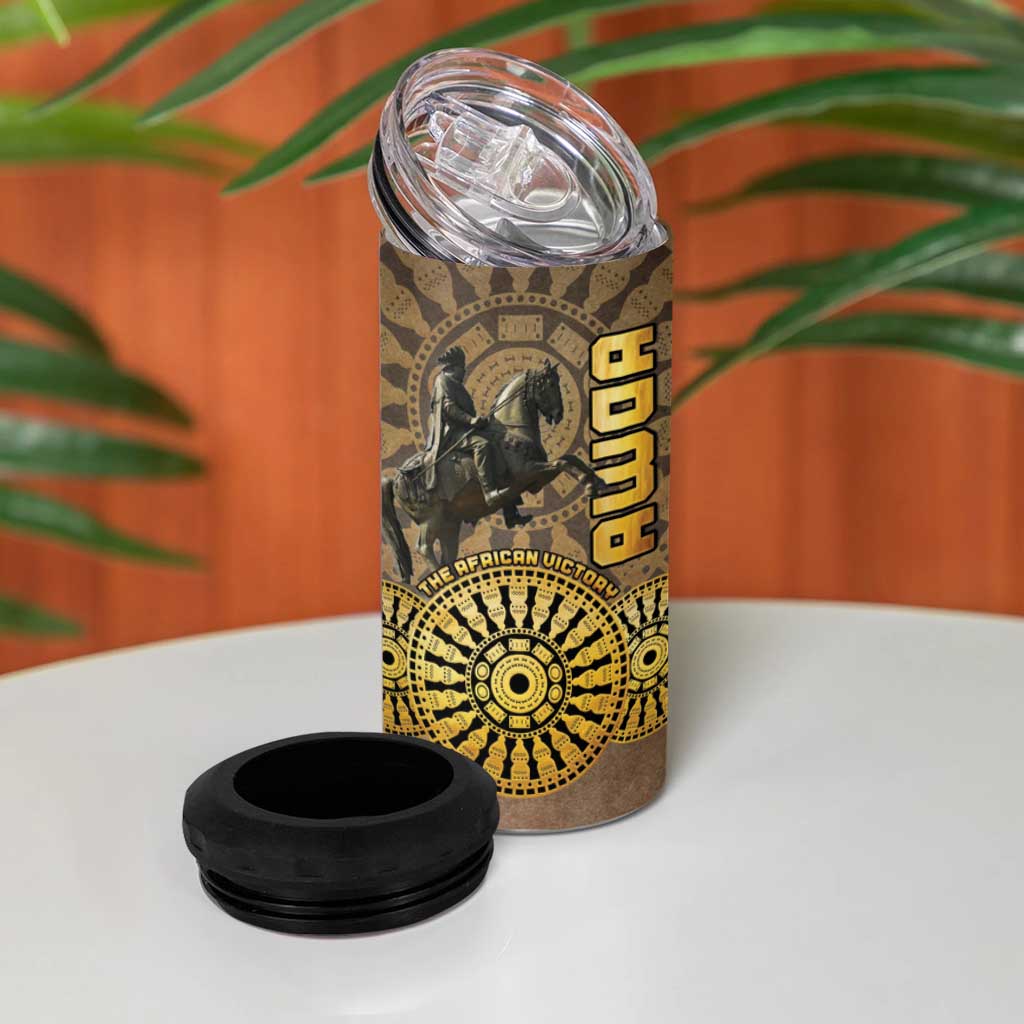 Adwa Victory Day 4 in 1 Can Cooler Tumbler Adwa Battle Shield - Vintage Style LT15