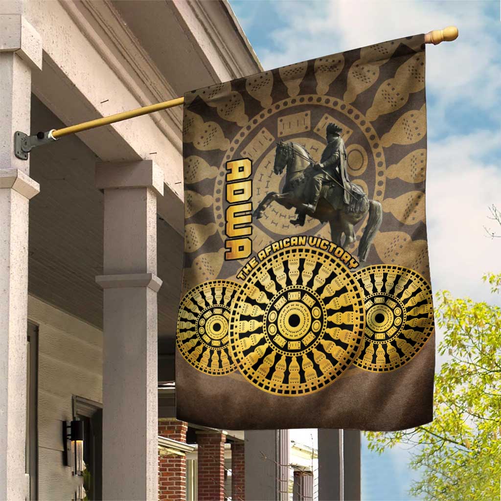 Adwa Victory Day Garden Flag Adwa Battle Shield - Vintage Style LT15