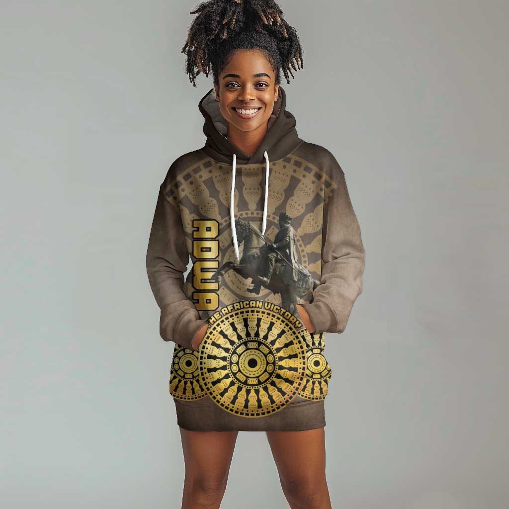 Adwa Victory Day Hoodie Dress Adwa Battle Shield - Vintage Style LT15