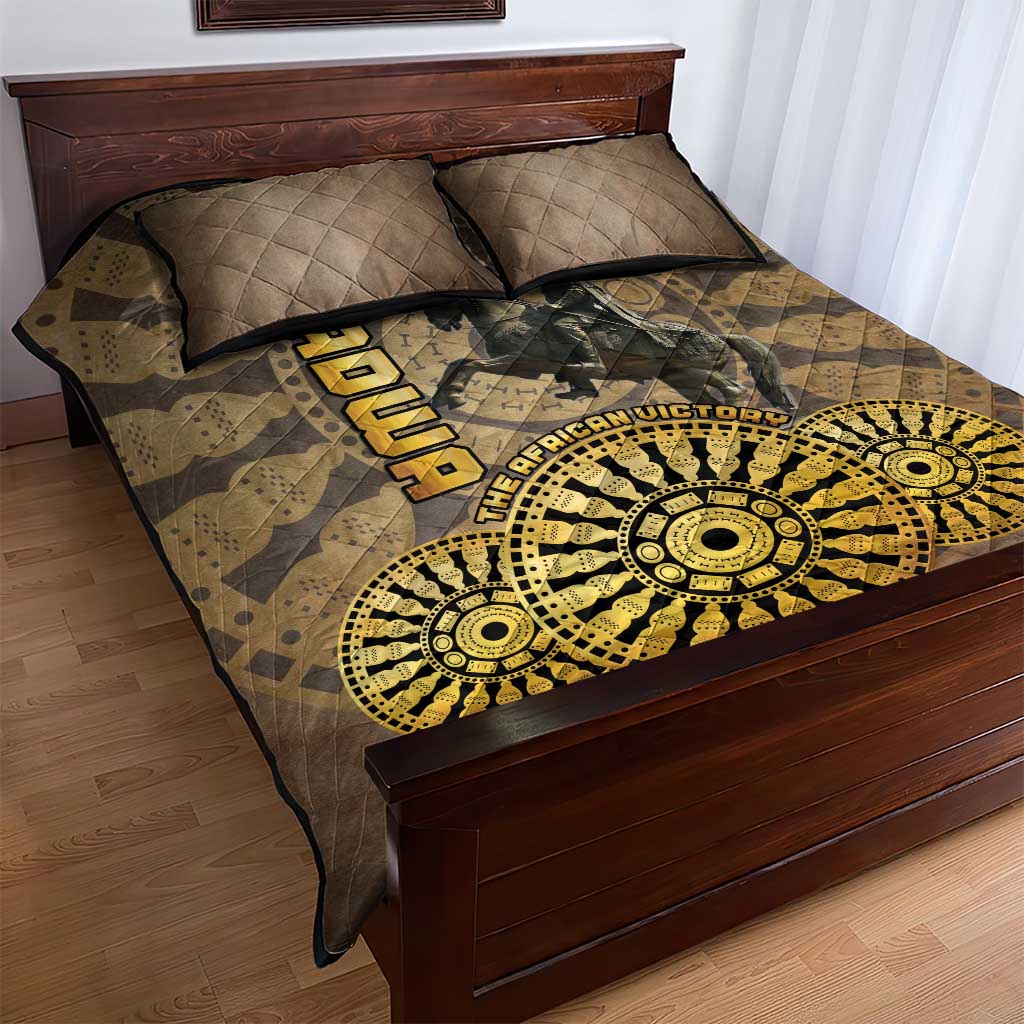 Adwa Victory Day Quilt Bed Set Adwa Battle Shield - Vintage Style LT15