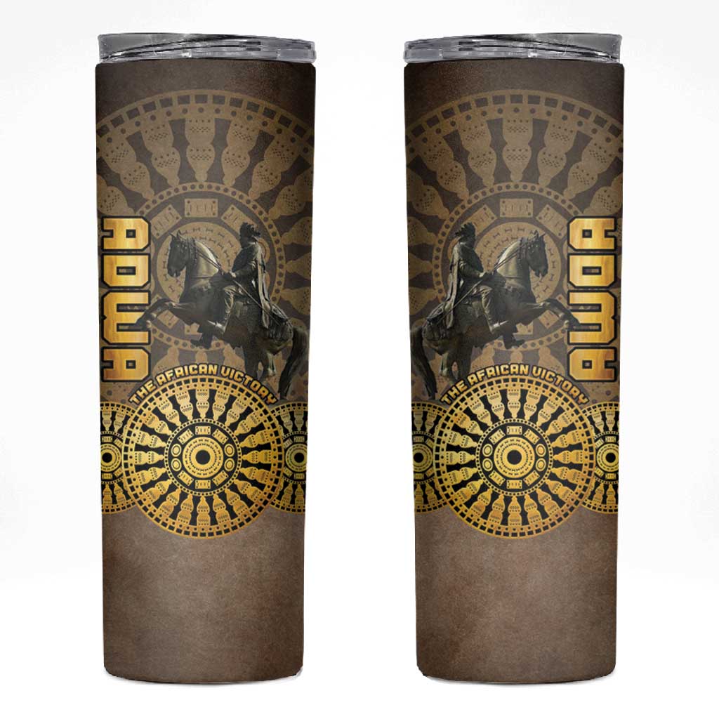 Adwa Victory Day Skinny Tumbler Adwa Battle Shield - Vintage Style LT15