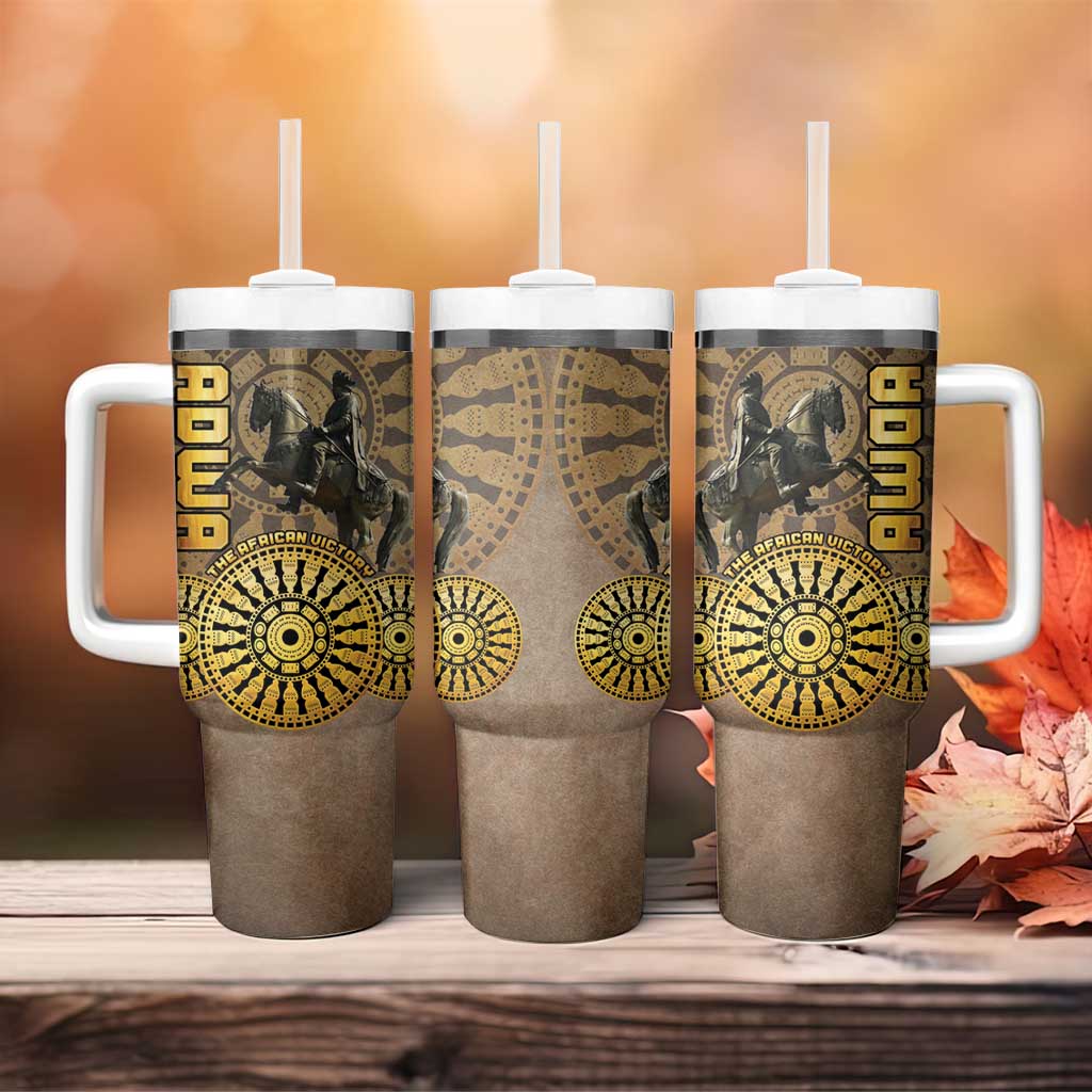 Adwa Victory Day Tumbler With Handle Adwa Battle Shield - Vintage Style LT15