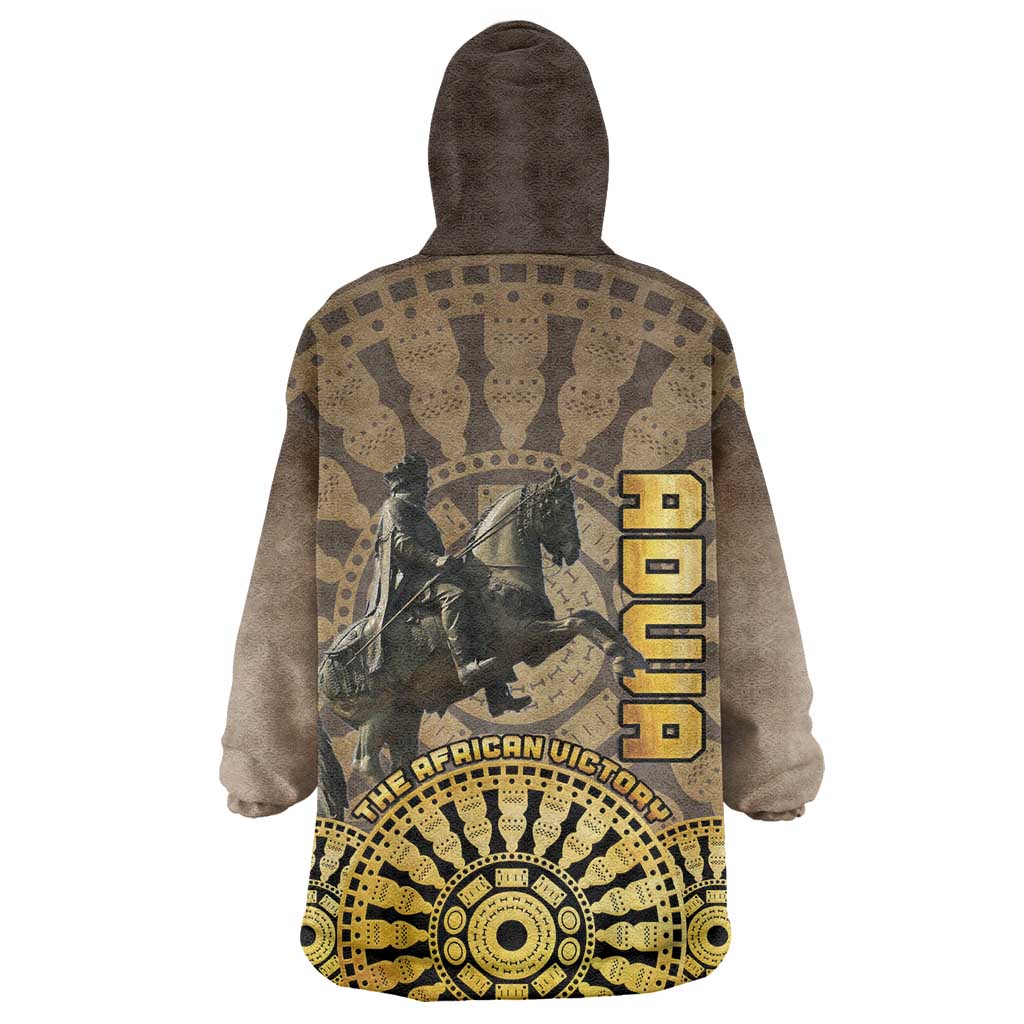 Adwa Victory Day Wearable Blanket Hoodie Adwa Battle Shield - Vintage Style LT15
