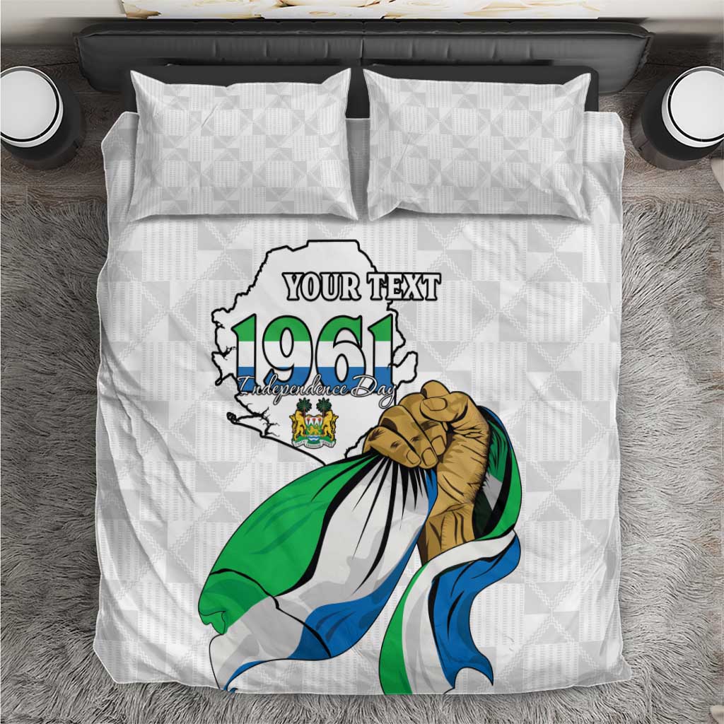 Personalised Happy Independence Sierra Leone Bedding Set April 27th LT15