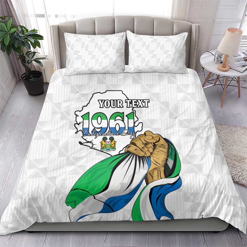 Personalised Happy Independence Sierra Leone Bedding Set April 27th LT15