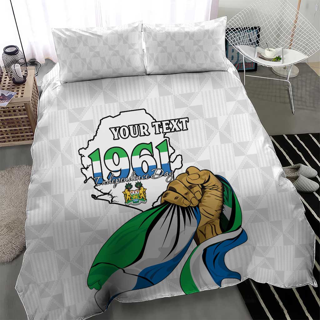 Personalised Happy Independence Sierra Leone Bedding Set April 27th LT15