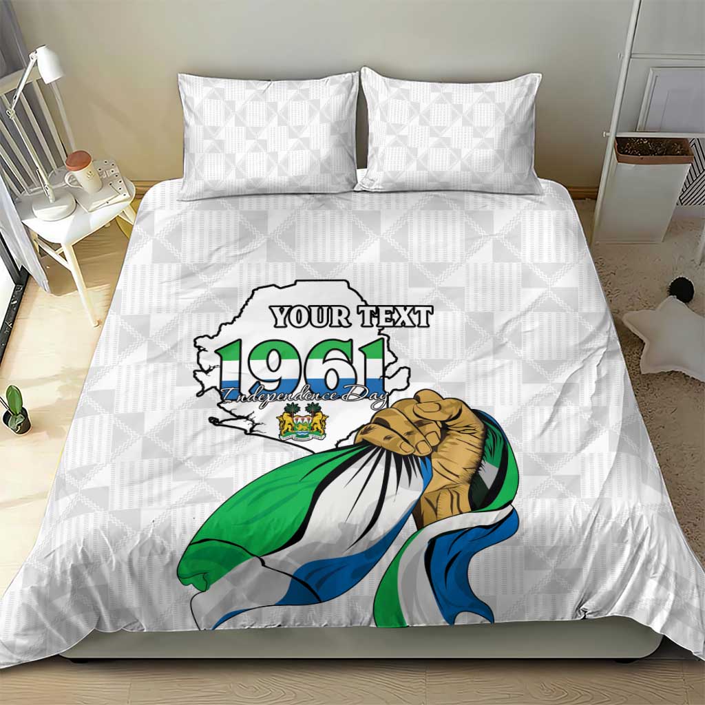 Personalised Happy Independence Sierra Leone Bedding Set April 27th LT15
