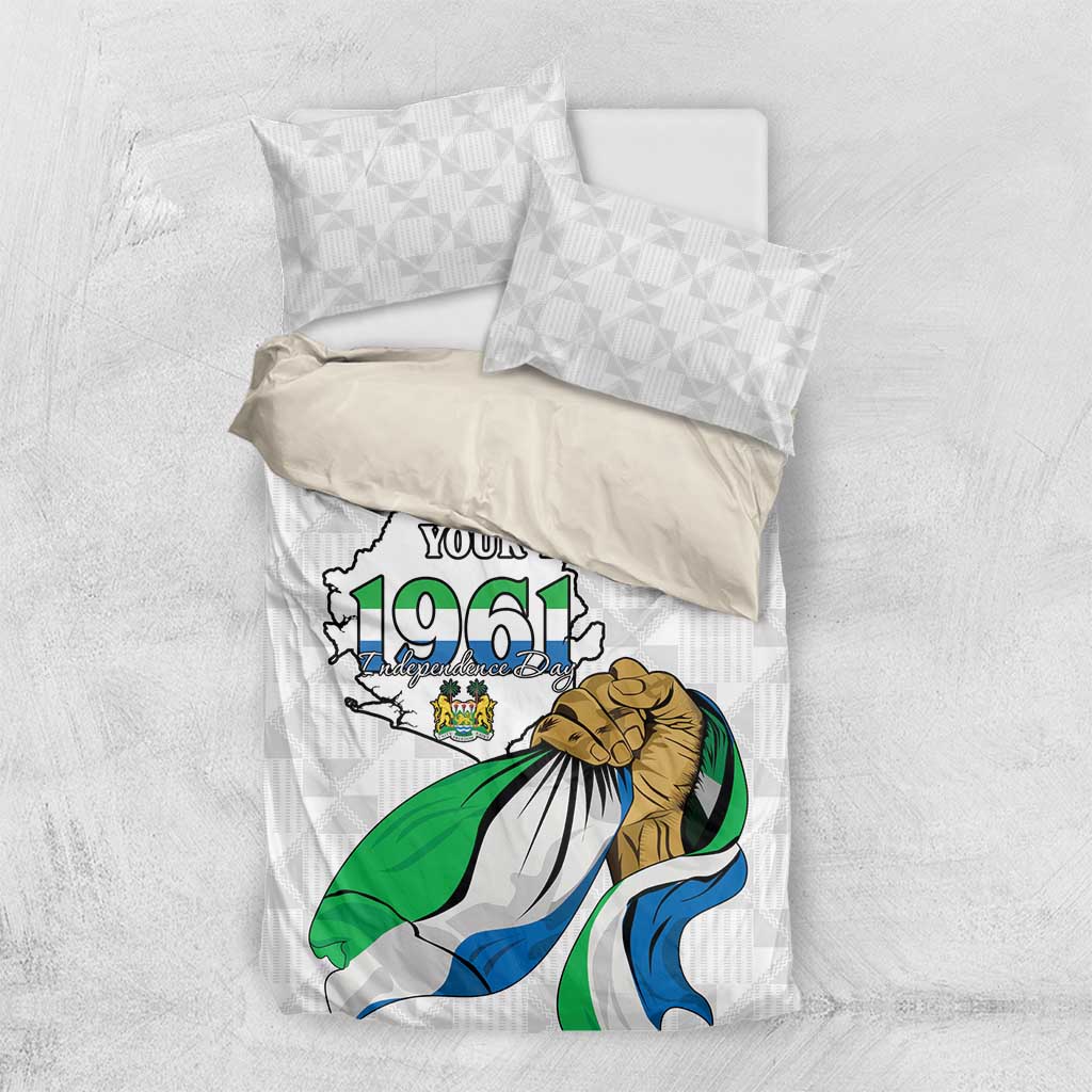 Personalised Happy Independence Sierra Leone Bedding Set April 27th LT15