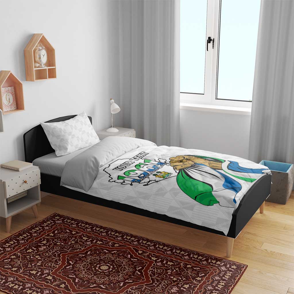 Personalised Happy Independence Sierra Leone Bedding Set April 27th LT15