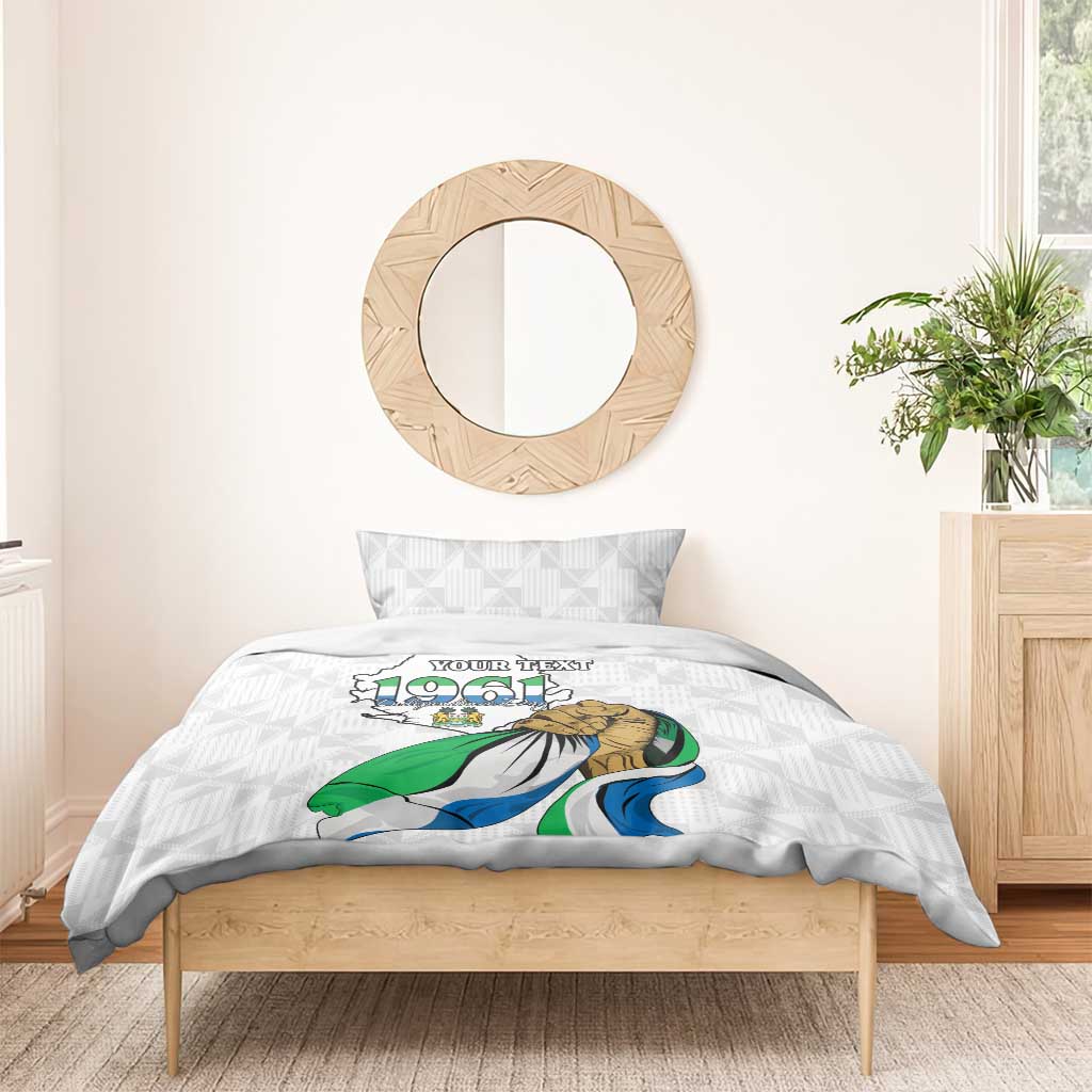 Personalised Happy Independence Sierra Leone Bedding Set April 27th LT15