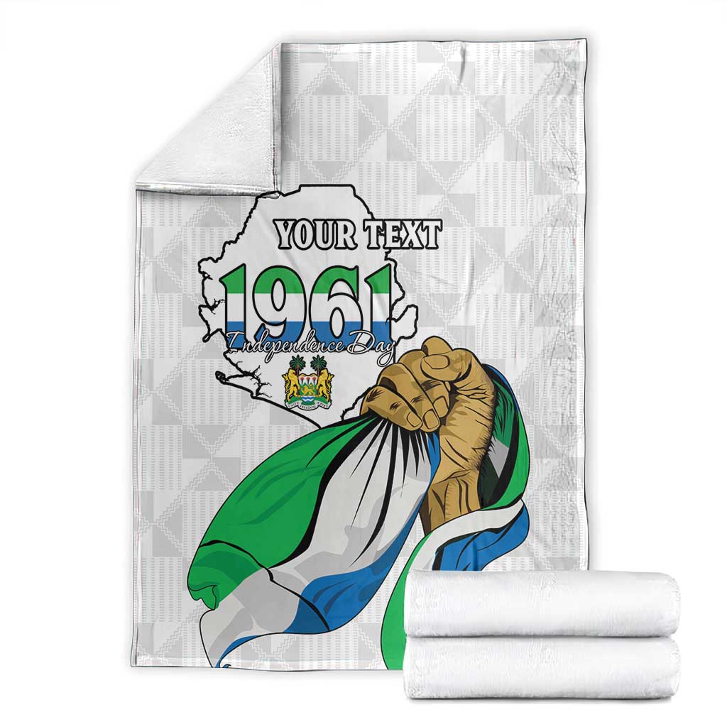 Personalised Happy Independence Sierra Leone Blanket April 27th LT15
